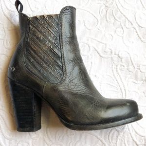 Bed Stu Blue Leather Boots